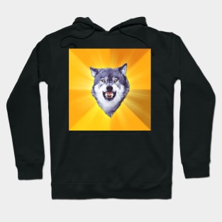 Courage Wolf Hoodie